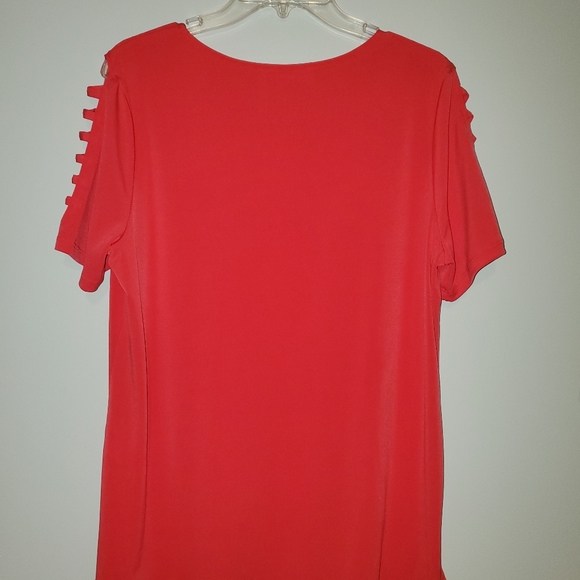 Michael Kors, Large, Coral Blouse - Picture 2 of 5